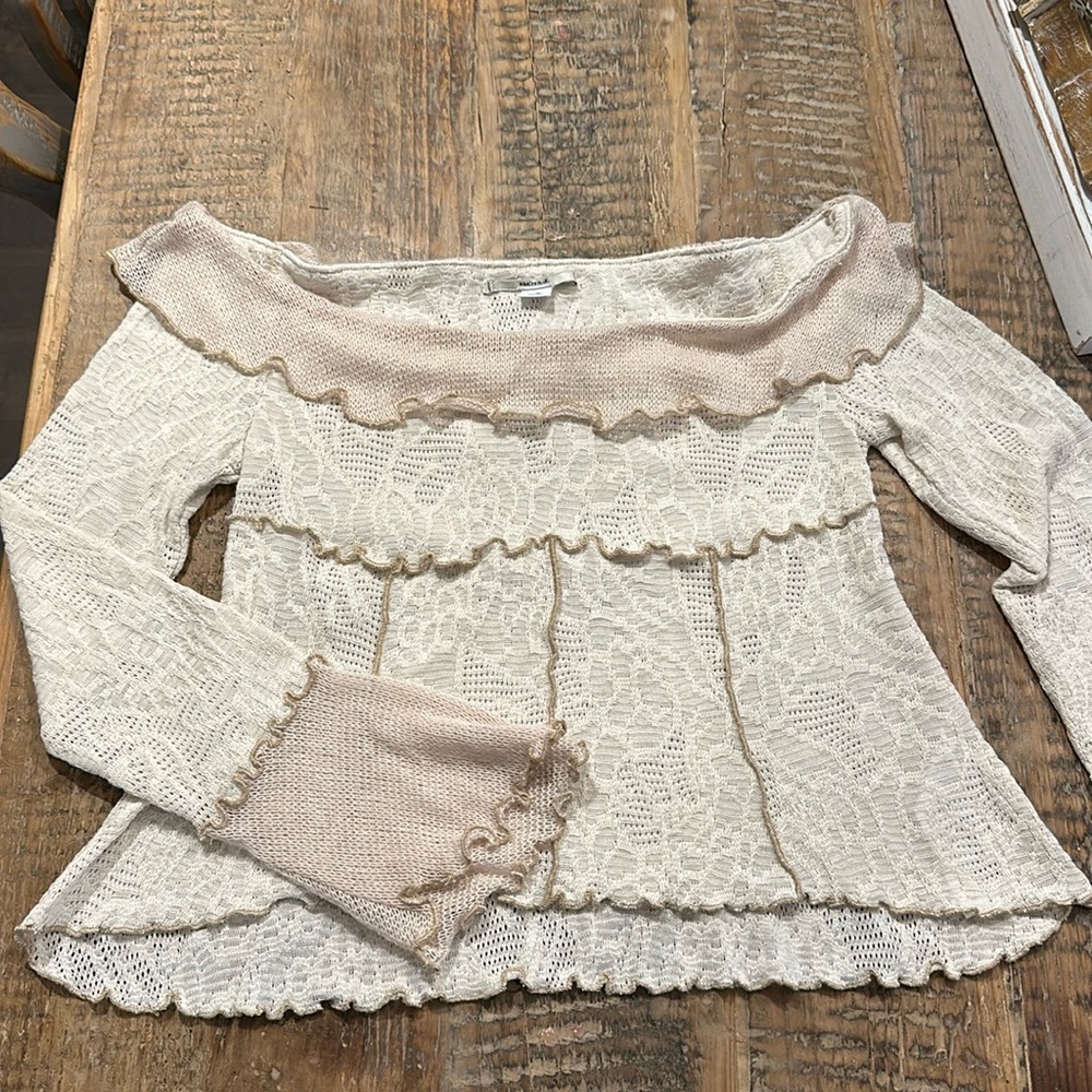 Kimchi blue off the shoulder blouse
